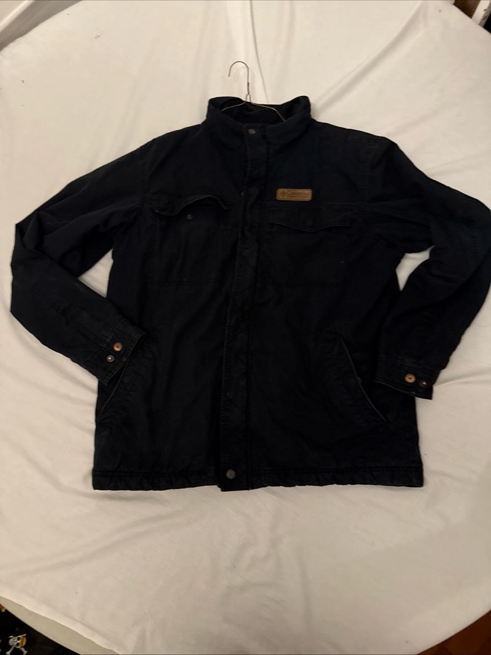 Columbia Men's Black Military Field Jacket